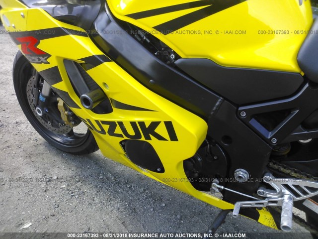 JS1GR7JA642103707 - 2004 SUZUKI GSX-R750 K YELLOW photo 9