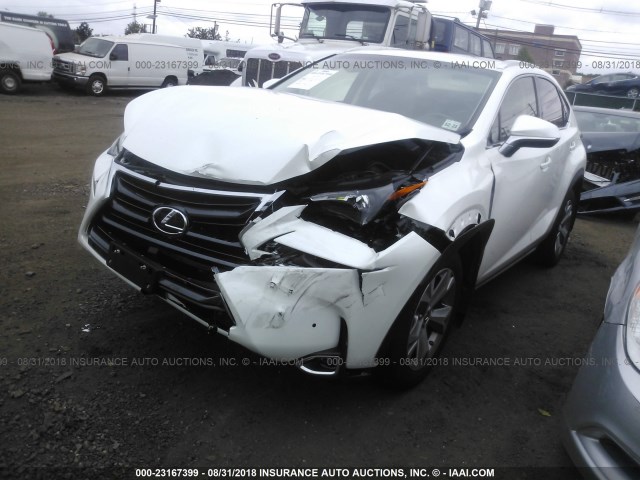 JTJBARBZ3H2105795 - 2017 LEXUS NX 200T/BASE/F SPORT WHITE photo 2