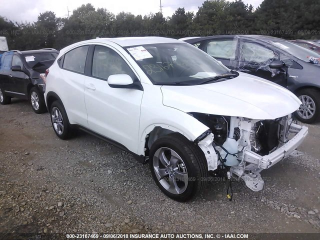 3CZRU6H33JM717840 - 2018 HONDA HR-V LX WHITE photo 1