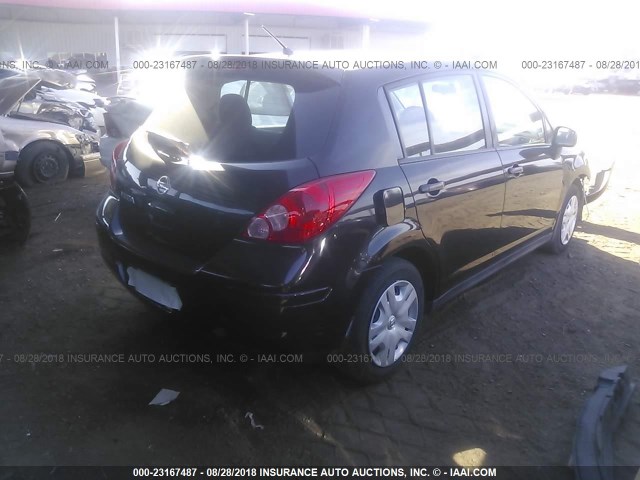 3N1BC1CP0BL410255 - 2011 NISSAN VERSA S/SL BLACK photo 4