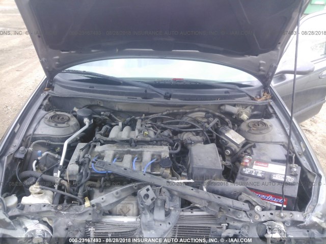 1YVGF22C1Y5168903 - 2000 MAZDA 626 ES/LX GRAY photo 10