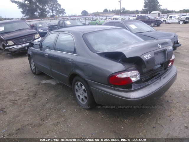 1YVGF22C1Y5168903 - 2000 MAZDA 626 ES/LX GRAY photo 3