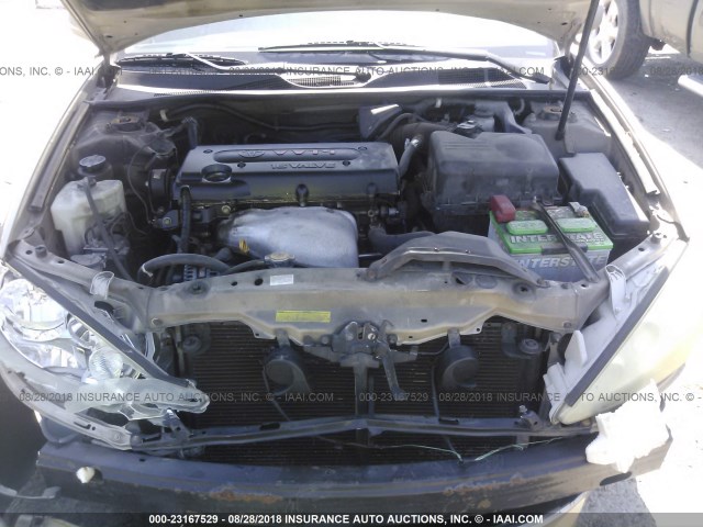 4T1BE32K05U075965 - 2005 TOYOTA CAMRY LE/XLE/SE Алтын фото 10