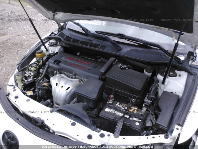4T1BE46K57U694841 - 2007 TOYOTA CAMRY NEW GENERAT CE/LE/XLE/SE WHITE photo 10