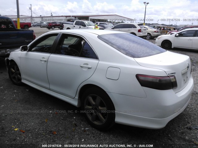 4T1BE46K57U694841 - 2007 TOYOTA CAMRY NEW GENERAT CE/LE/XLE/SE WHITE photo 3