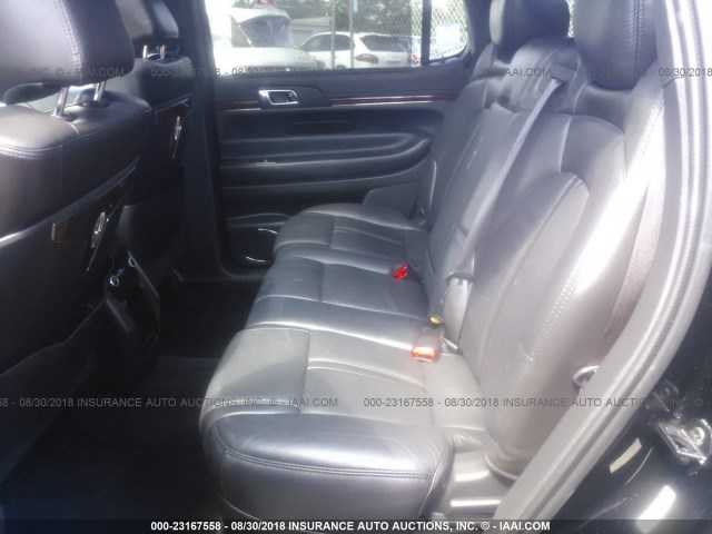 2LMHJ5NK5EBL51113 - 2014 LINCOLN MKT BLACK photo 8