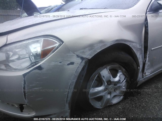 1G1ZC5E05AF245677 - 2010 CHEVROLET MALIBU 1LT 金色 照片 6