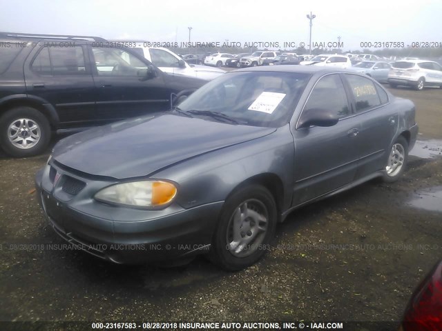 1G2NE52E55M155435 - 2005 PONTIAC GRAND AM SE GRAY photo 2