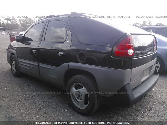 3G7DA03E41S514688 - 2001 PONTIAC AZTEK BLACK photo 3