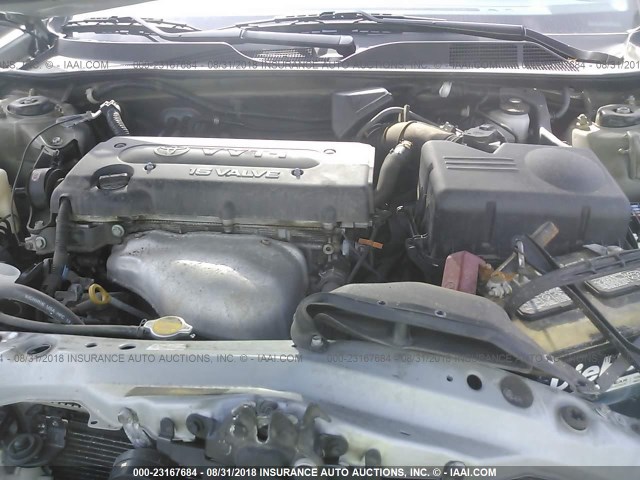 4T1BE32K24U274711 - 2004 TOYOTA CAMRY LE/XLE/SE SILVER photo 10