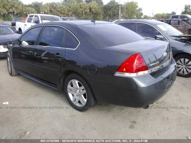 2G1WG5E37D1231616 - 2013 CHEVROLET IMPALA LT GRAY photo 3