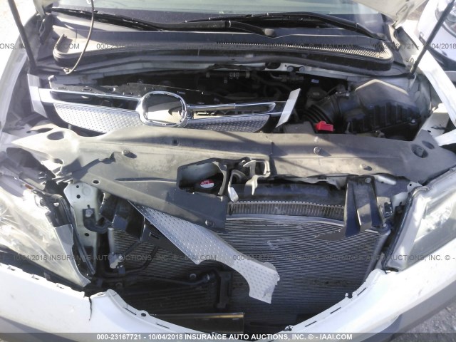 2HNYD284X9H514404 - 2009 ACURA MDX TECHNOLOGY WHITE photo 10