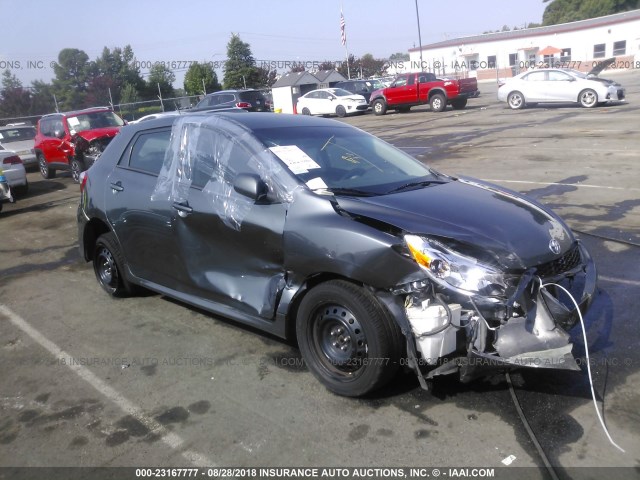 2T1KU4EE5CC808816 - 2012 TOYOTA COROLLA MATRIX  GRAY photo 1