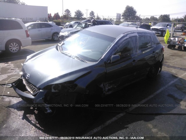 2T1KU4EE5CC808816 - 2012 TOYOTA COROLLA MATRIX  GRAY photo 2