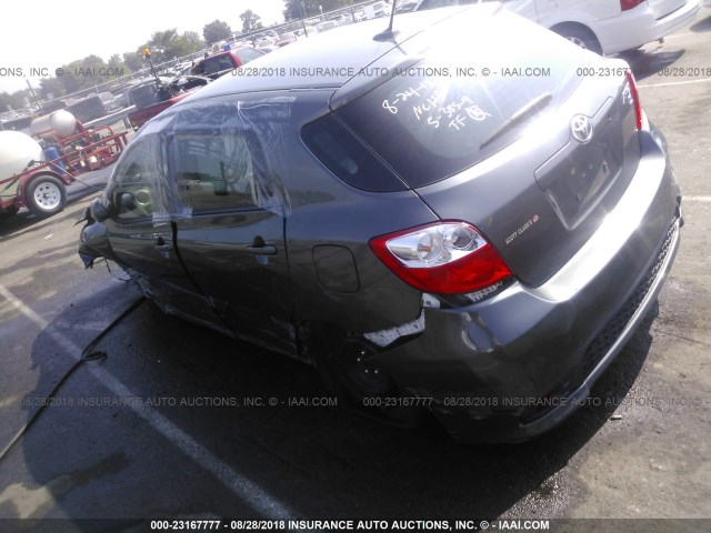 2T1KU4EE5CC808816 - 2012 TOYOTA COROLLA MATRIX  GRAY photo 3