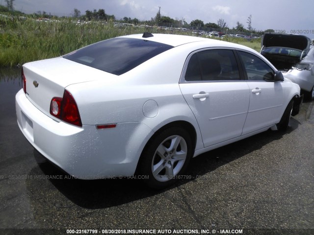 1G1ZB5E0XCF341701 - 2012 CHEVROLET MALIBU LS Ağ foto 4