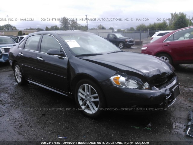 2G1WC5E38E1142974 - 2014 CHEVROLET IMPALA LIMITED LTZ GRAY photo 1