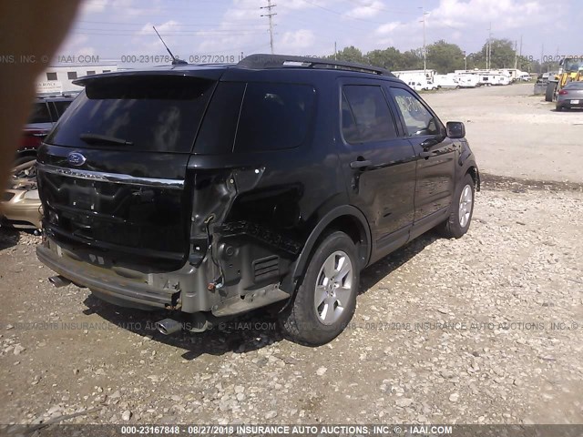 1FMHK7B8XBGA69969 - 2011 FORD EXPLORER BLACK photo 4