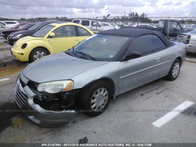 1C3EL45R65N574659 - 2005 CHRYSLER SEBRING GRAY photo 2