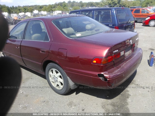 JT2BF28K3X0181932 - 1999 TOYOTA CAMRY LE/XLE BURGUNDY photo 3