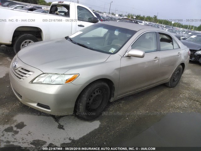 4T1BE46K37U176209 - 2007 TOYOTA CAMRY NEW GENERAT CE/LE/XLE/SE GOLD photo 2
