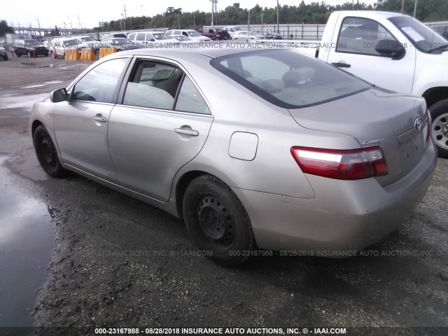 4T1BE46K37U176209 - 2007 TOYOTA CAMRY NEW GENERAT CE/LE/XLE/SE GOLD photo 3