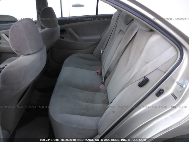 4T1BE46K37U176209 - 2007 TOYOTA CAMRY NEW GENERAT CE/LE/XLE/SE GOLD photo 8