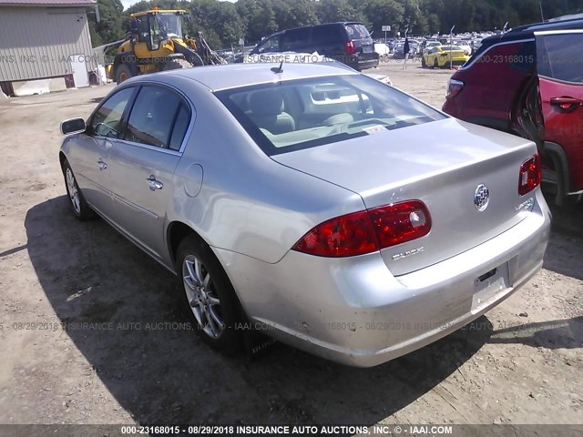 1G4HD57277U152853 - 2007 BUICK LUCERNE CXL SILVER photo 3