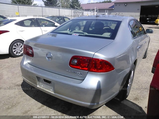 1G4HD57277U152853 - 2007 BUICK LUCERNE CXL SILVER photo 4