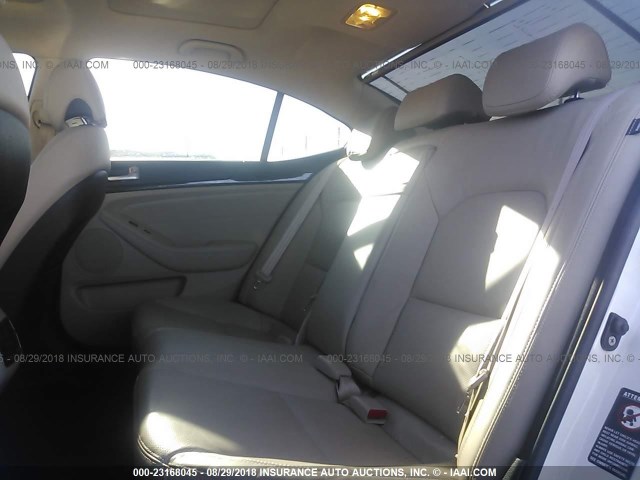 KNALN4D70G5212727 - 2016 KIA CADENZA LUXURY WHITE photo 8