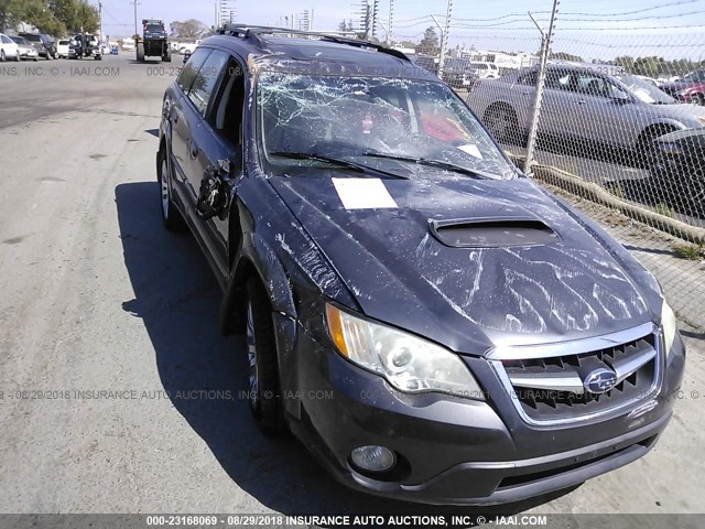 4S4BP63C186301703 - 2008 SUBARU OUTBACK 2.5XT LIMITED GRAY photo 1