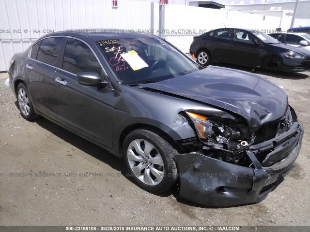 1HGCP36898A071812 - 2008 HONDA ACCORD EXL GRAY photo 1