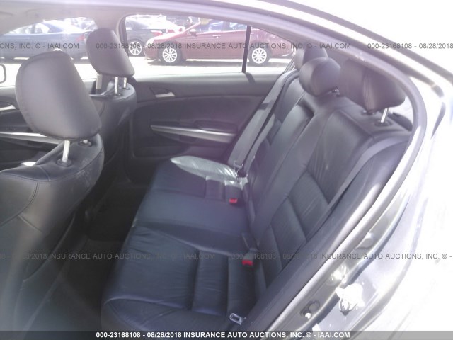 1HGCP36898A071812 - 2008 HONDA ACCORD EXL GRAY photo 8