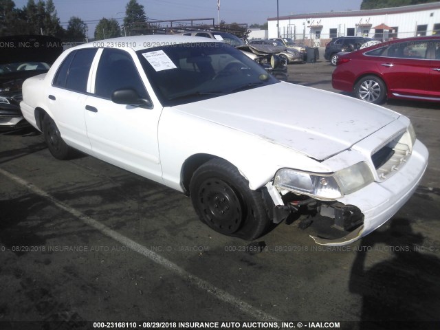 2FAHP71W54X120089 - 2004 FORD CROWN VICTORIA POLICE INTERCEPTOR WHITE photo 1