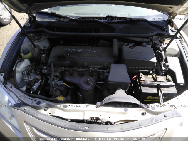 4T4BE46K09R118745 - 2009 TOYOTA CAMRY SE/LE/XLE ოქროსფერი ფოტო 10