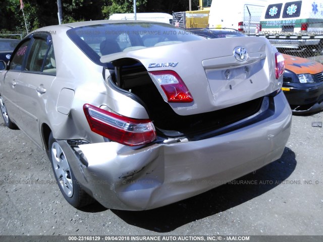 4T4BE46K09R118745 - 2009 TOYOTA CAMRY SE/LE/XLE ოქროსფერი ფოტო 6