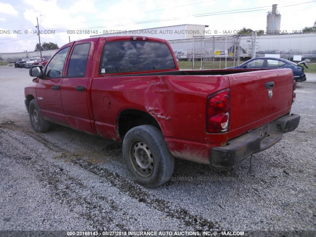 1D7HA18K68J137063 - 2008 DODGE RAM 1500 ST RED photo 3