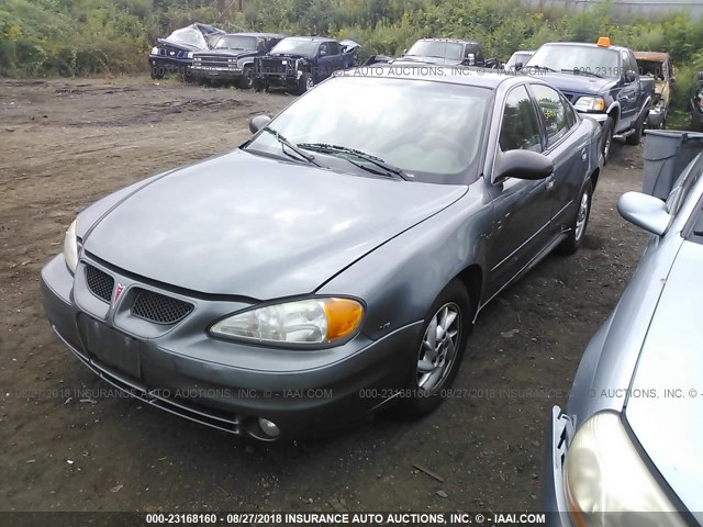 1G2NF52E03M740000 - 2003 PONTIAC GRAND AM SE1 GRAY photo 2