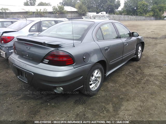 1G2NF52E03M740000 - 2003 PONTIAC GRAND AM SE1 GRAY photo 4