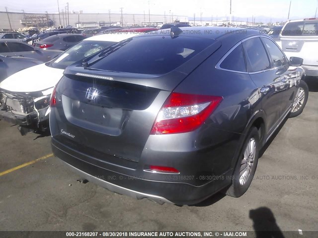 5J6TF3H36DL000269 - 2013 HONDA CROSSTOUR EX GRAY photo 4