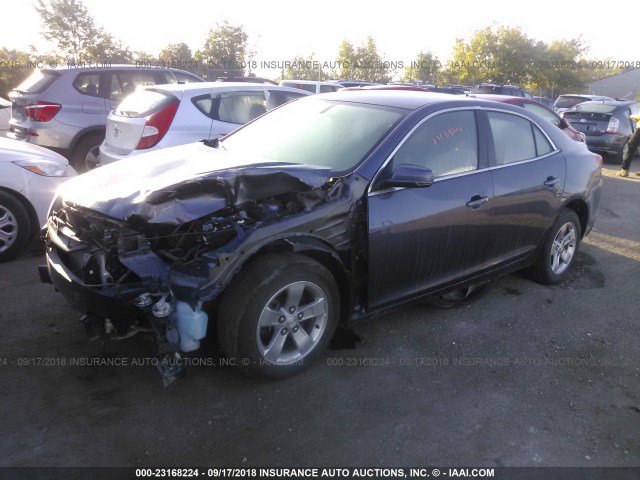 1G11C5SA0DF246525 - 2013 CHEVROLET MALIBU 1LT BLUE photo 2