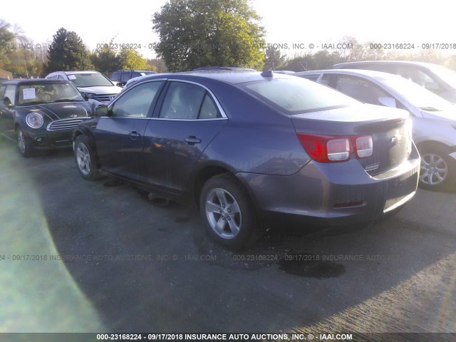 1G11C5SA0DF246525 - 2013 CHEVROLET MALIBU 1LT BLUE photo 3