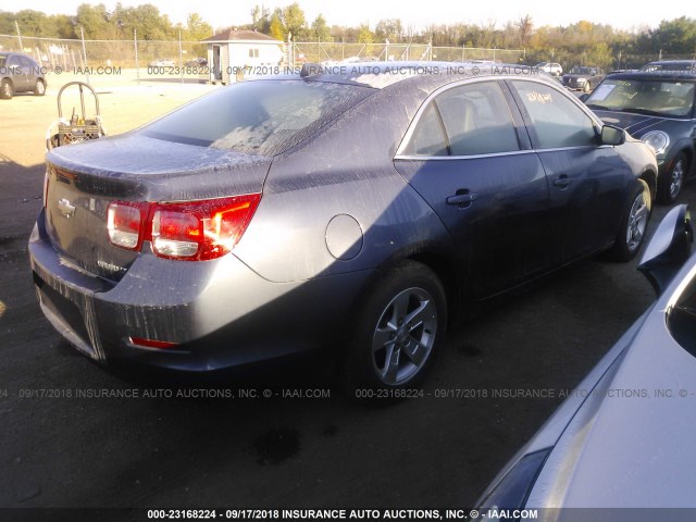 1G11C5SA0DF246525 - 2013 CHEVROLET MALIBU 1LT BLUE photo 4
