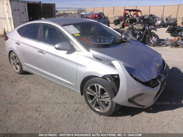 5NPD84LF1HH072728 - 2017 HYUNDAI ELANTRA SE/VALUE/LIMITED SILVER photo 1