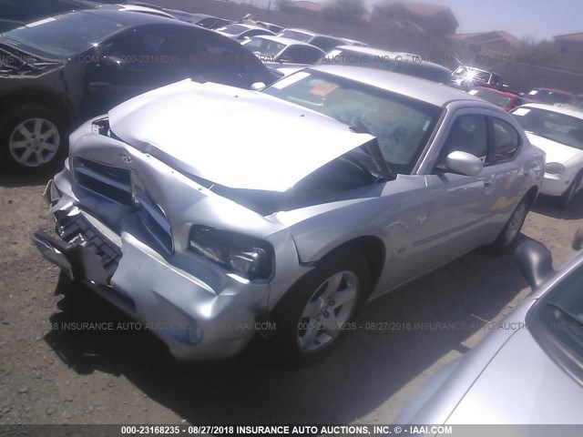 2B3CA3CV5AH308475 - 2010 DODGE CHARGER SXT SILVER photo 2