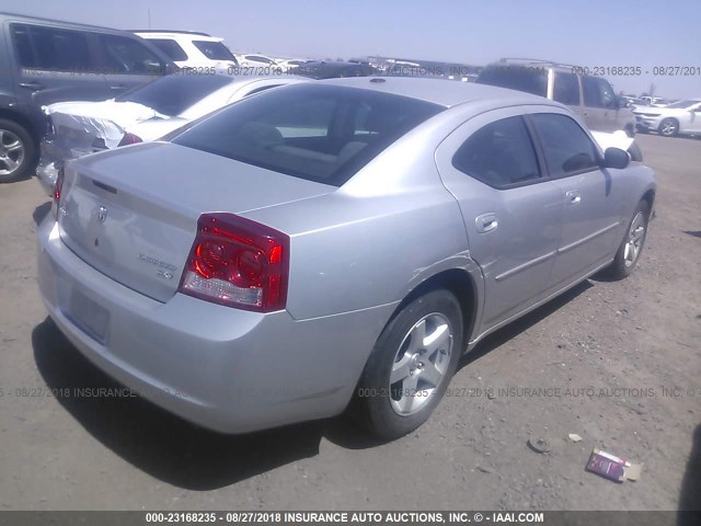 2B3CA3CV5AH308475 - 2010 DODGE CHARGER SXT SILVER photo 4