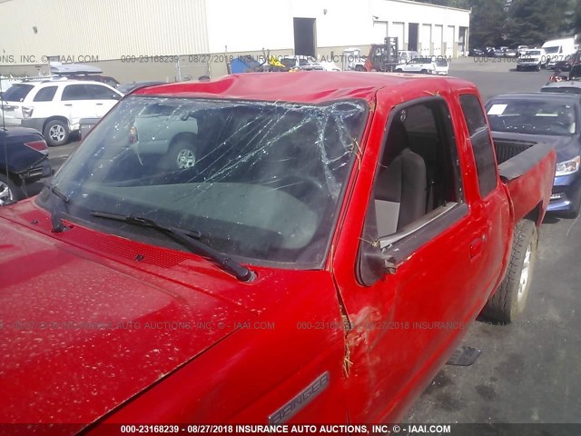 1FTZR45E07PA75159 - 2007 FORD RANGER SUPER CAB RED photo 6