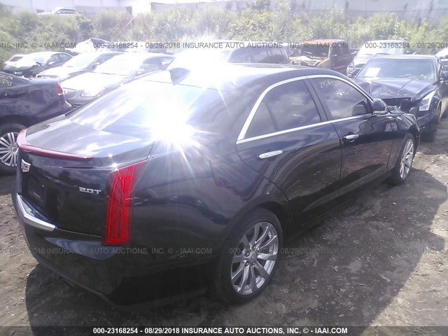 1G6AB5RX3H0121809 - 2017 CADILLAC ATS LUXURY BLACK photo 4