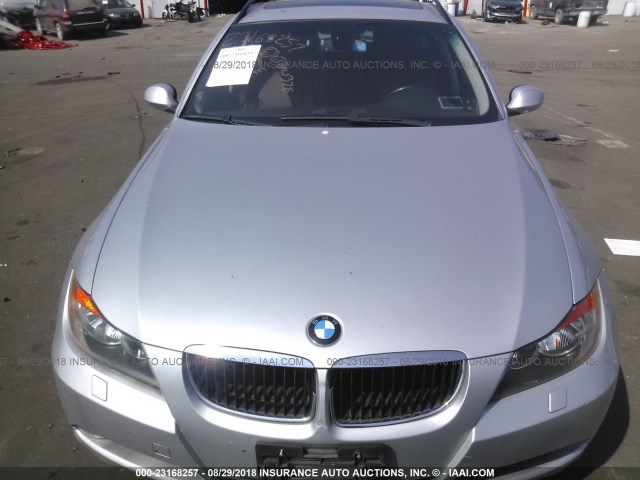 WBAVT73547FZ35622 - 2007 BMW 328 XIT SILVER photo 6