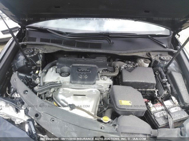 4T1BF1FK2CU183061 - 2012 TOYOTA CAMRY SE/LE/XLE შავი ფოტო 10